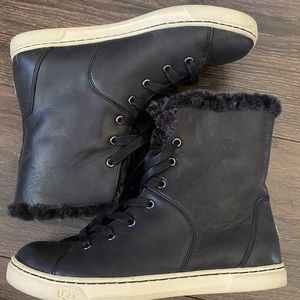 Ugg Croft lux quilt leather sneaker